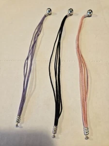 Pandora Multi Strang Kordel Armband mit SS 7 1/2" Original FARBE WÄHLBAR - Bild 1 von 7