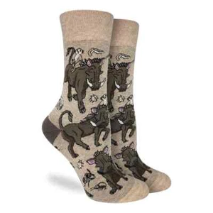 Calcetines para mujer Warthogs & Suricats talla 9-11 cáñamo buena suerte moda nuevos - Imagen 1 de 1