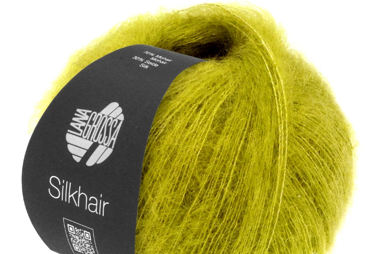 (kg/298€) Silkhair Lana Grossa  2x25g Fb. 200 pistazi Kid Mohair Seide PORTOFREI - Bild 1 von 1