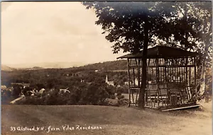 RPPC Alstead NH Center From Vilas Residence Rustic Gazebo Church Steeple - Picture 1 of 2