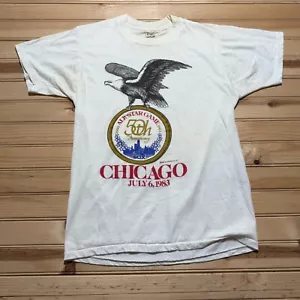 Vintage 1983 Chicago White Sox 50th All Star Game Eagle Shirt Size Large MLB - Picture 1 of 10