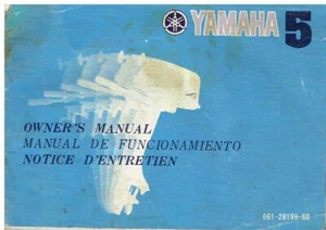 YAMAHA 5 PS AUSSENBORDER ORIG. BESITZERANLEITUNG & WARTUNGSHANDBUCH 1973 - Bild 1 von 1