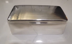 Sterling Silver Cigar Box - Picture 1 of 7
