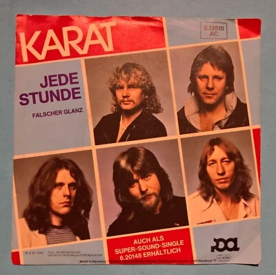 KARAT JEDE STUNDE [7"Single] FALSCHER GLANZ (1982) - Bild 1 von 4