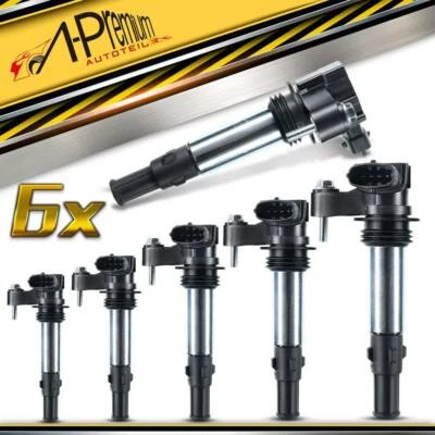 6 uds bobina de encendido módulo de encendido para Saab 9-3 YS3F Opel Vectra C Signum 2.8L Cadillac CTS - Imagen 1 de 4