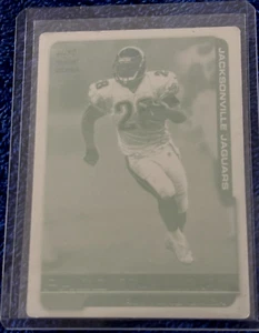 1/1 FRED TAYLOR 2000 PACIFIC PARAMOUNT PLACA DE PRENSA DE IMPRESIÓN JACKSONVILLE JAGUARS - Imagen 1 de 2