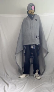 Raf Simons Sweatshirt Cloak Cape Grey New Authentic - Picture 1 of 16