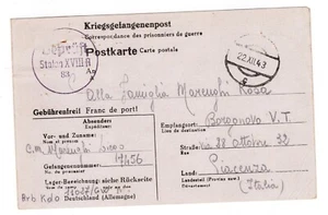 WW II ITALIAN POW AT STALAG 18A WOLFSBERG AUSTRIA - Picture 1 of 2