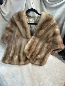 Vintage Nerz Original Cape Capelet Stola Halstuch Sammler 1950 - Bild 1 von 24
