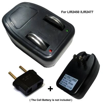 AC 100-250V Charger For 4.2V Lithium Li-ion LIR2450/77 Cell Car Battery +EU Plug - Image 1 of 4