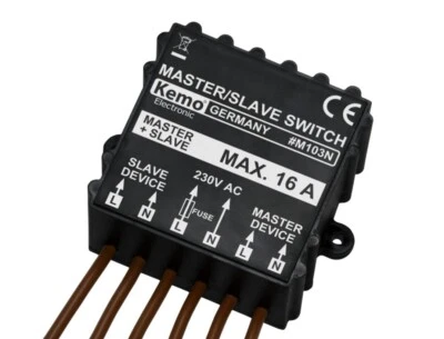Kemo M103N Master Slave Schalter 230 V/AC Staubsauger Nachlauf Schalter - Bild 1 von 2