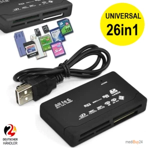 Kartenleser Micro SD USB C Kartenlesegerät Speicherkarten CF XD MS SDHC MMC M2 ✅ - Bild 1 von 5
