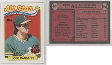 2016 Topps 65th Anniversary Buybacks Limited Red Jose Canseco #1989-401