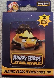 Angry Birds Star Wars Playing Cards In Collectable Tin (Han Solo) - Picture 1 of 2