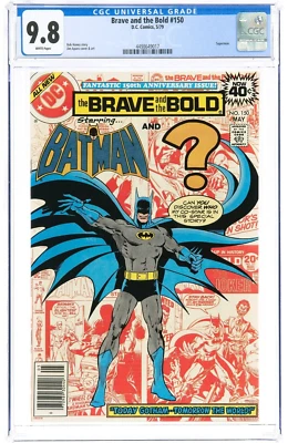 The Brave and the Bold #150 Batman and ? (DC, 1979) CGC NM/MT 9.8 White pages - Image 1 of 4