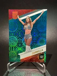 2023 Panini Donruss Elite WWE WRESTLING CARMELLA Teal PARALLEL 15/25 #54 - Picture 1 of 2
