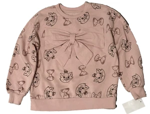 Disney Collection The Aristocats Fleece Marie Sweatshirt - Girls Size 9/10 - Picture 1 of 3