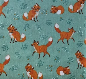 Forest Fellows SHY FOX Sea Urchin Studio Fabric, Robert Kaufman #15231, 2 Yards - Picture 1 of 4