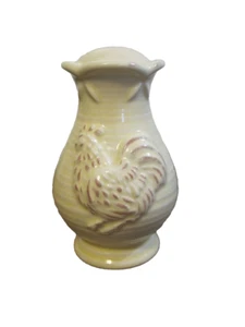 Lenox Ivory Cream Farmhouse Rooster Ribbed Individual Pepper Shaker Replacement - Picture 1 of 5