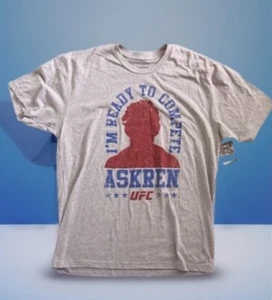 UFC Ultimate Fighting Championship Grey Graphic T-Shirt Licensed Ben Askren - Picture 1 of 7