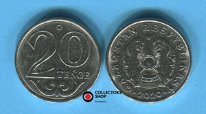 KAZAKHSTAN: 20 tenge 2020 UNC regular coin magnetic - Picture 1 of 1