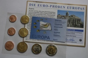 🧭 🇨🇾 CYPRUS 2006 FANTASY PATTERN COIN SET B62 #59 - Picture 1 of 4