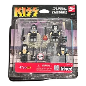 NIB 2012 KISS K'nex Figures Demon Starchild Spaceman Catman 41 Piece Set - Picture 1 of 4