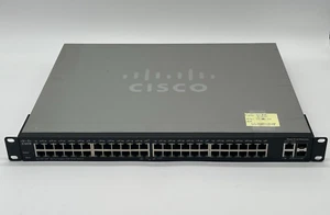 Cisco SG200-50P (SLM2048PT) 50-Port Gigabit PoE Smart Switch/No Adapter - Picture 1 of 6