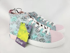 Disney Women's Stitch And LILO High-Top Lace-up Sneakers Shoes From Dvd Size 11 - Picture 1 of 13