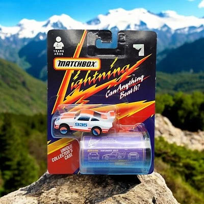 Matchbox Lightning LR-750 Porsche 935 Turbo 1991 Blanco Estuche Coleccionista Especificaciones v3 Foto 1 de 4