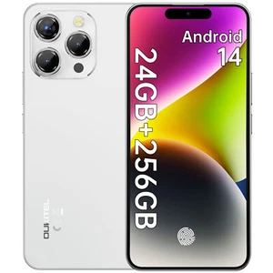 2025 OUKITEL P1 Handy Ohne Vertrag 24GB+256GB 6,7'' Smartphone Android 14 50MP - Zdjęcie 1 z 14