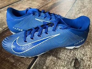 NIKE VAPOR UNTOUCHABLE SPEED 3 TD FOOTBALL CLEATS BLUE MENS 8.5 EXCELLENT - Picture 1 of 12