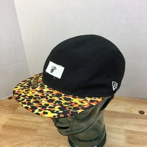 Miami Heat Leopard New Era 5 Panel Camper Hat Strapback NBA Basketball Cap - Picture 1 of 10