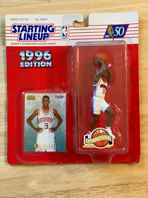 1996 Starting Lineup Allen Iverson (Extended Series) - Image 1 of 2