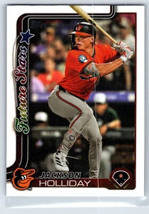 2025 Topps Serie 1 Jackson Holliday Rainbow Baltimore Orioles #220 - Imagen 1 de 2