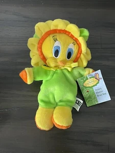 Warner Bros. Studio Store Tweety's Enchanted Garden Flower Bean Bag Plush NWT 9" - Picture 1 of 2