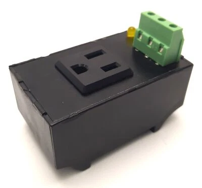 MURR Elektronik 676166 MSVD Steckdose NEMA5-15 mit LED, 110V AC 15A, DIN - Bild 1 von 4