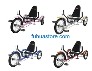 Mobo Triton 16" 3 wheels Cruiser Recumbent Trike Cruiser Blue red pink ( Youth ) - Picture 1 of 10