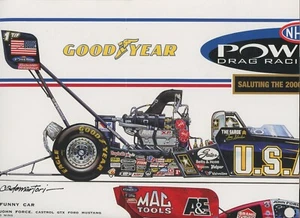 2006 NHRA Powerade Drag Racing Series Wall Poster 24x19 - Picture 1 of 4
