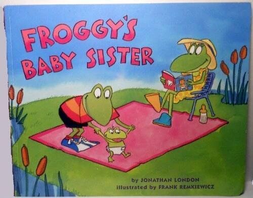 Froggys baby Sister - Paperback By Jonathan London - GOOD Foto 1 de 1