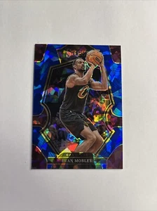 EVAN MOBLEY 2021 PANINI SELECT CRACKED ICE PRIZM PARALLEL CARD #144 CAVALIERS - Picture 1 of 2