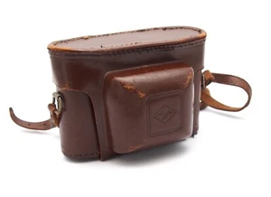 Agfa Silette & Super Silette Vintage Leder Kameratasche & Trageriemen - Bild 1 von 3