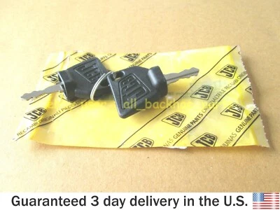 Retroexcavadora JCB - LLAVE DE ENCENDIDO JCB ORIGINAL 2 PIEZAS. (Nº DE PIEZA 701/45501 331/26790) Foto 1 de 4