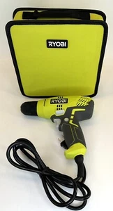 Ryobi 3/8 in Variable Speed Compact Drill Driver Corded With Bag Model D43K - Picture 1 of 8