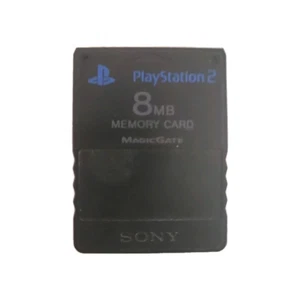 Schwarz Sony Playstation 2 PS2 Original OEM MagicGate 8mb Memory Card getestet  - Bild 1 von 1