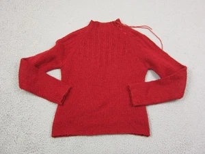 Vintage Unionbay Pullover Damen Medium rot Wolle Strick Stehkragen Damen 90er Y2K - Bild 1 von 9
