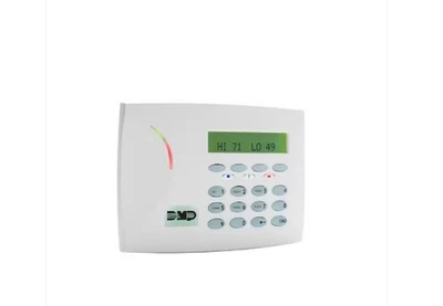 DMP 7070N-W Thin LCD Keypad 4 Zones White - Image 1 of 3