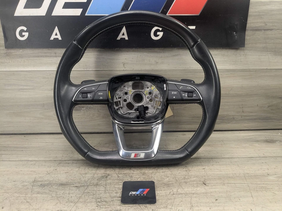 18-20 OEM AUDI Q5 SQ5 SPORT кожаный руль с переключателями и переключателями - Изображение 1 из 4