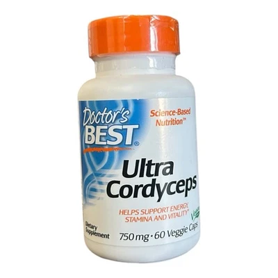 Doctor’s Best Ultra Cordyceps 60 cápsulas vegetales caducidad 11/2025 vegano sellado Foto 1 de 4