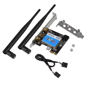 433Mbps PCI-E Network Card WiFi Dual Band 2.4G/5G Wireless LAN Adapter - Picture 1 of 8